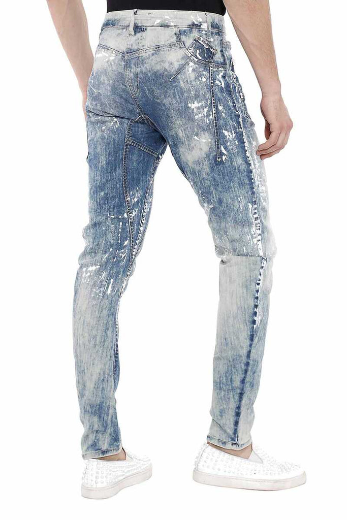 CD255 Herren bequeme Jeans mit coolen Farbspots - Cipo and Baxx