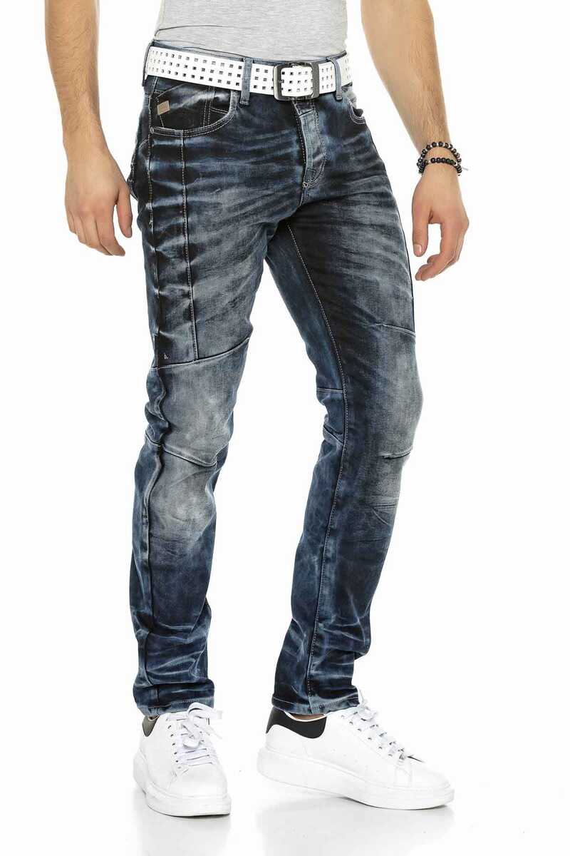 CD286 Herren bequeme Jeans mit cooler Waschung und Ziernähten - Cipo and Baxx - Herren Jeans - Letzte Chance! -