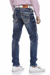 CD305 Herren bequeme Jeans in modischer Optik In Straight Fit - Cipo and Baxx - Herren Jeans - Letzte Chance! -