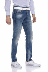 CD319B Herren bequeme Jeans mit lässiger Waschung in Regular Fit - Cipo and Baxx - Herren Jeans - Letzte Chance! -