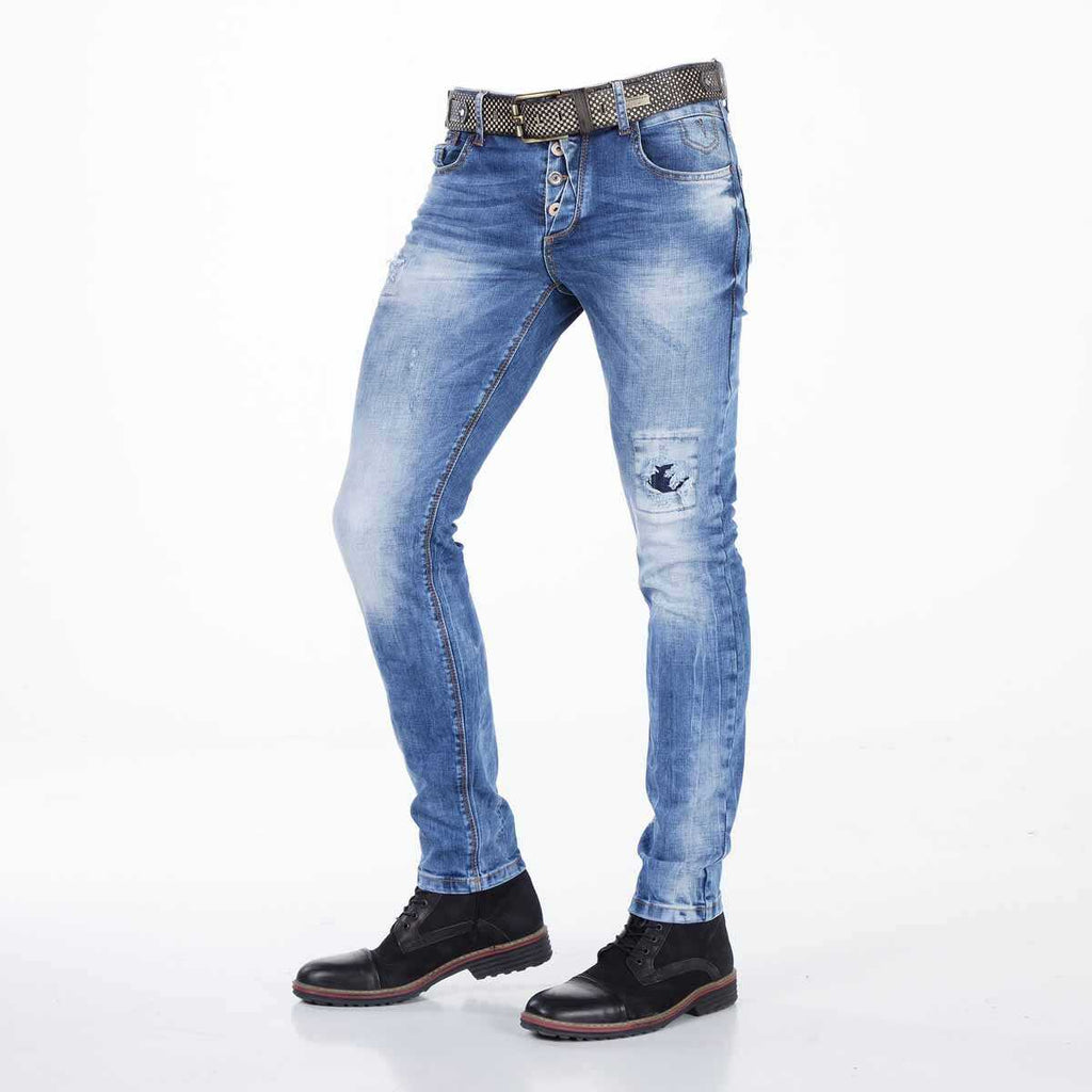 CD350 Herren bequeme Jeans im stylischen Destroyed-Look - Cipo and Baxx