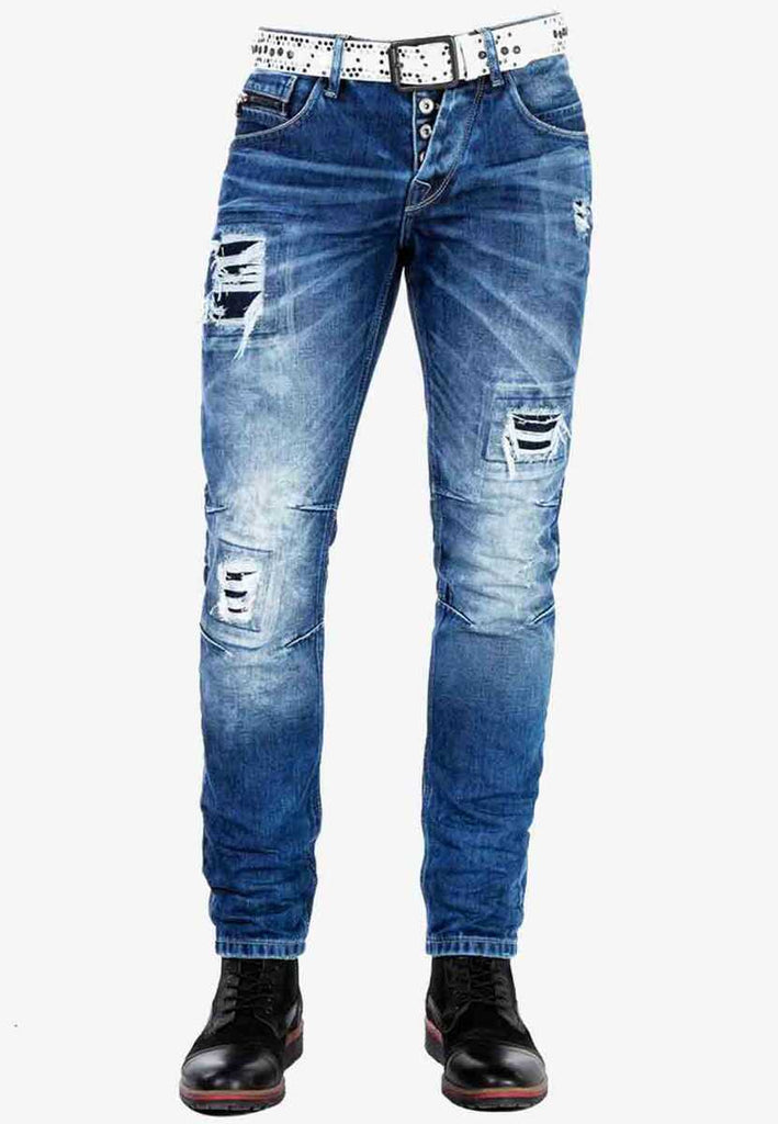 CD354 Herren Ripped-Jeans - Cipo and Baxx