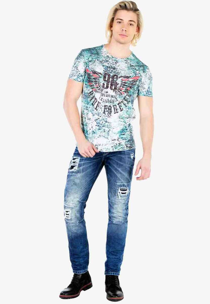 CD354 Herren Ripped-Jeans - Cipo and Baxx
