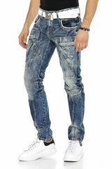 CD391 Herren bequeme Jeans mit Kontrastnähten und Seitentaschen - Cipo and Baxx - Herren Jeans - Letzte Chance! -