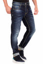 CD468 Herren Regular-Fit-Jeans mit markanter Waschung - Cipo and Baxx - Herren Jeans - Letzte Chance! -