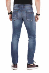 CD475 Herren bequeme Jeans im Destroyed-Look Slim Fit - Cipo and Baxx - Herren Jeans - Letzte Chance! -