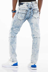 CD477 Herren bequeme Jeans im Used-Look Slim Fit - Cipo and Baxx - Herren Jeans - Letzte Chance! -