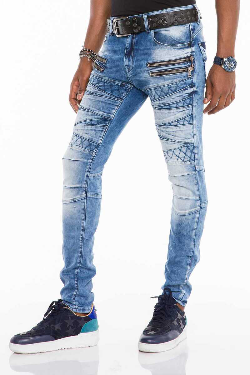 CD505 Herren bequeme Jeans im stylischen Look in Slim Fit - Cipo and Baxx - Herren Jeans - Letzte Chance! -