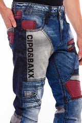 CD574 Herren bequeme Jeans im extravaganten Design - Cipo and Baxx - Herren - Herren Jeans -