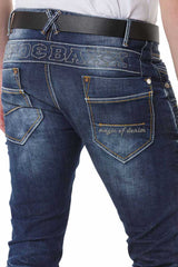CD584 Herren bequeme Jeans mit Kontrastnähten - Cipo and Baxx - Herren Jeans - Letzte Chance! -