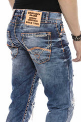 CD604 Herren bequeme Jeans im Destroyed-Look - Cipo and Baxx - Herren Jeans - Letzte Chance! -