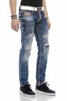 CD604 Herren bequeme Jeans im Destroyed-Look - Cipo and Baxx - Herren Jeans - Letzte Chance! -