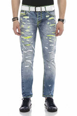 CD605 Herren bequeme Jeans im angesagten Destroyed-Look - Cipo and Baxx - Herren Jeans - Letzte Chance! -