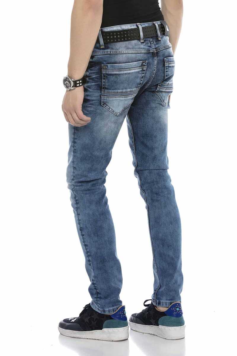 CD621 Herren bequeme Jeans im trendigen Used-Look - Cipo and Baxx - Herren Jeans - Letzte Chance! -