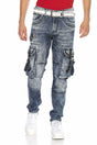 CD650 Herren Straight Fit-Jeans mit coolen Cargotaschen - Cipo and Baxx - Herren Jeans - Letzte Chance! -