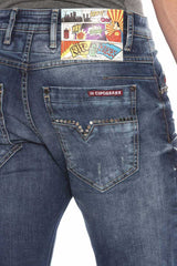 CD658 Herren bequeme Jeans mit trendigen Used-Elementen - Cipo and Baxx - Herren Jeans - Letzte Chance! -