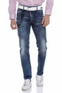 CD676 Herren Straight Fit-Jeans mit modischen Ziernähten - Cipo and Baxx - Herren Jeans - Letzte Chance! -