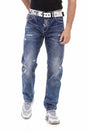 CD701 Herren bequeme Jeans mit trendigen Used-Elementen - Cipo and Baxx - Herren Jeans - Letzte Chance! -