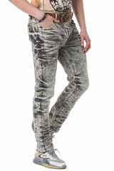 CD718 Herren Straight-Jeans mit breiten Ziernähten - Cipo and Baxx - Herren Jeans - Letzte Chance! -