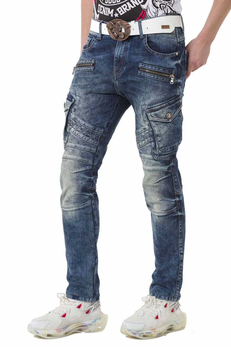CD780 Herren Straight-Jeans mit trendigen Cargotaschen - Cipo and Baxx - Herren Jeans - Letzte Chance! -