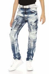 CDK103 BLUE JUNGEN JEANS REGULAR FIT - Cipo and Baxx - Kinder - Kinder Jeans -