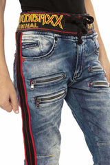 CDK106 BLUE JUNGEN JEANS REGULAR FIT - Cipo and Baxx - Kinder - Kinder Jeans -