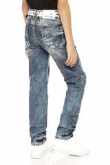 CDK112 BLUE JUNGEN JEANS REGULAR FIT - Cipo and Baxx - Kinder - Kinder Jeans -