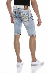 CK231 Herren Capri Shorts im modischen Destroyed-Look - Cipo and Baxx - Herren Capri - jeanscapri -