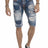 CK239 Herren Capri Shorts im Destroyed-Look - Cipo and Baxx - Herren Capri - jeanscapri -