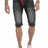 CK240 Herren Capri Shorts mit trendigen Farbklecksen - Cipo and Baxx - Herren Capri - jeanscapri -