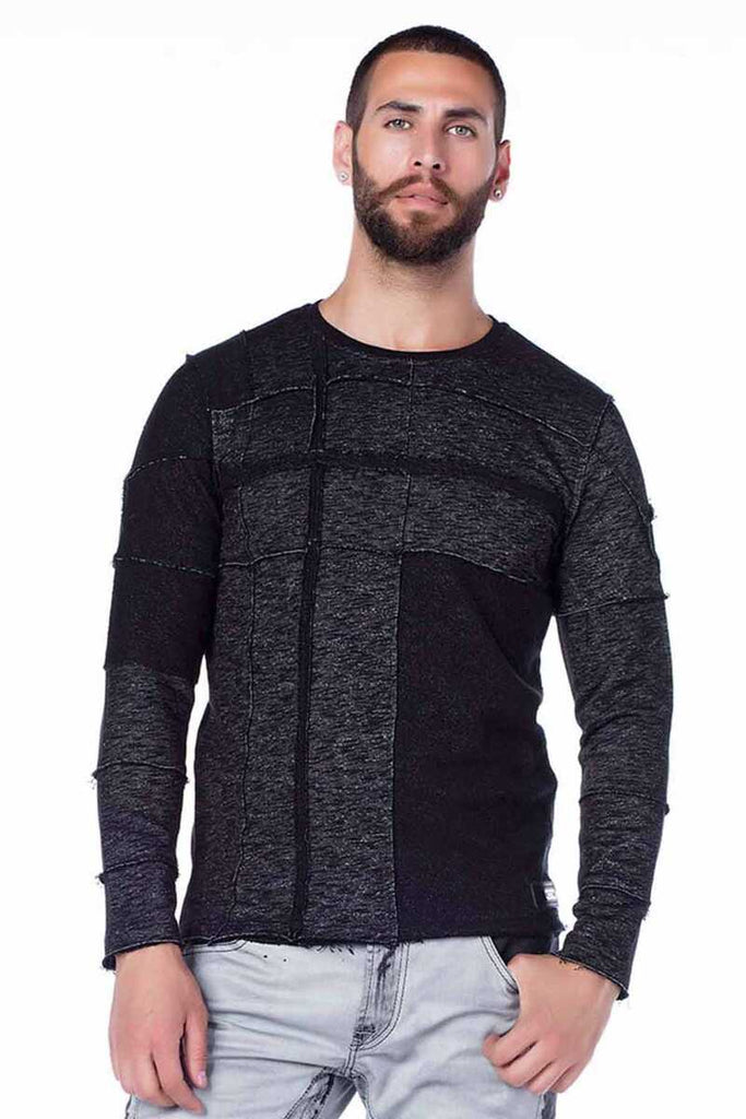 CL171 Black Herren Sweatshirt - Cipo and Baxx