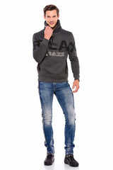 CL385 Herren Sweatshirt mit hohem Kragen - Cipo and Baxx - Herbst - Herren Sweatshirt -
