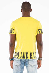 CT505 Herren T-Shirt mit großen Marken-Buchstaben - Cipo and Baxx - best - black -