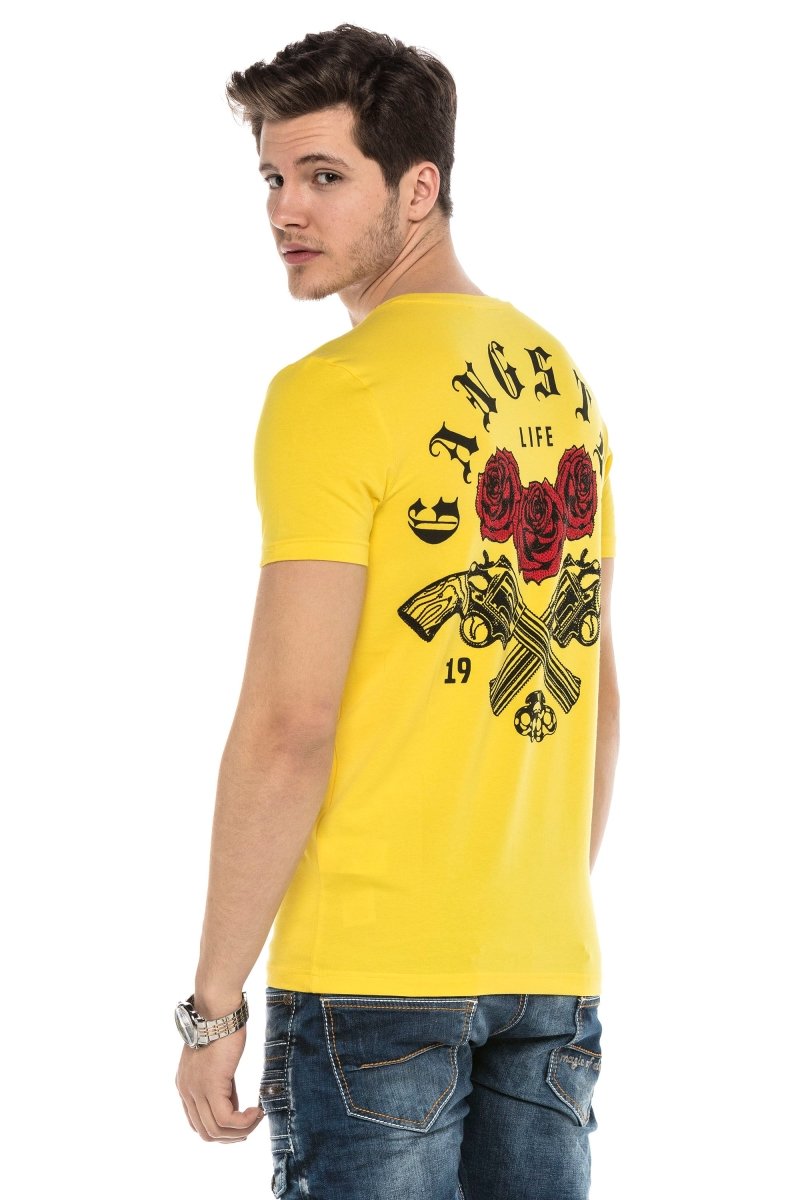CT542 Herren T-Shirt mit stylischem Grafikprint - Cipo and Baxx - Herren - Herren T-SHIRT -