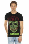 CT545 Herren T-Shirt mit stylischem Totenkopfprint - Cipo and Baxx - biker - Herren -