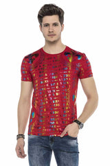 CT547 Herren T-Shirt mit coolem Hologrammlogoprint - Cipo and Baxx - color - Herren -