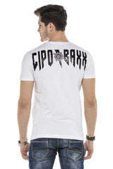 CT552 Herren T-Shirt mit Pailletten-Besatz - Cipo and Baxx - Herren - Herren T-SHIRT -