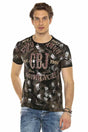CT560 Herren T-Shirt mit vintage Waschung - Cipo and Baxx - biker - Herren -