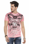 CT562 Herren T-Shirt mit stylischem Metallic-Print - Cipo and Baxx - Herren - Herren T-SHIRT -