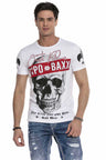 CT610 Herren T-Shirt mit coolem Skullprint - Cipo and Baxx - biker - Herren -