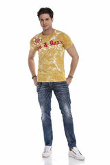 CT613 Herren T-Shirt mit trendigem Marken-Frontprint - Cipo and Baxx - Herren - Herren T-SHIRT -