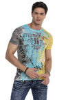 CT619 Herren T-Shirt in mehrfarbigem Design - Cipo and Baxx - color - Herren -