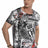 CT628 Herren T-Shirt mit coolem Allover-Print - Cipo and Baxx - Herren - Herren T-SHIRT -