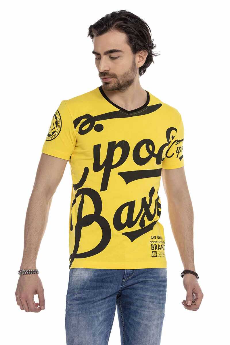CT635 Herren T-Shirt mit coolem Marken-Frontprint - Cipo and Baxx - biker - Herren -