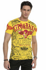 CT656 Herren T-Shirt mit stylischem Markenprint - Cipo and Baxx - biker - Damen -