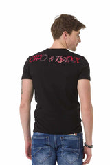 CT679 Herren T-Shirt mit großem Frontprint - Cipo and Baxx - Damen - Herren T-SHIRT -
