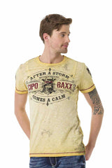 CT703 Herren T-Shirt im vintage Look - Cipo and Baxx - Herren T-SHIRT - Letzte Chance! -