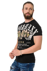 CT714 Herren T-Shirt Gang Style Basic Look - Cipo and Baxx - biker - Herren -