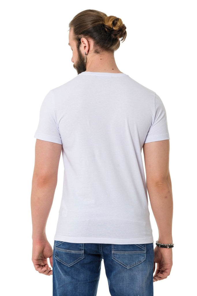 CT720 Herren T-Shirt mit trendigen Hologramm Design-Prints - Cipo and Baxx