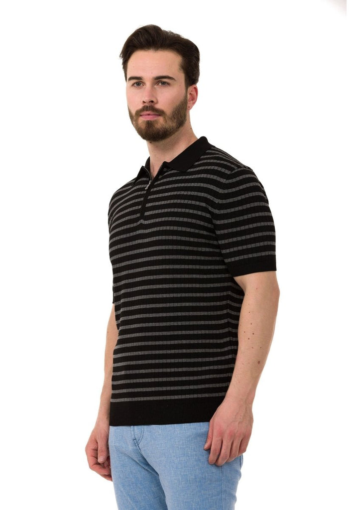 CT751 Herren Poloshirt mit mehrfarbigem Streifen-Design - Cipo and Baxx